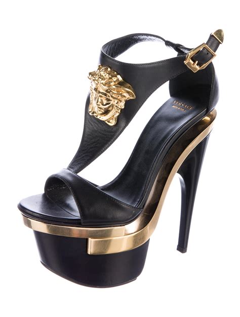 versace medusa platform heels|versace platform shoes for women.